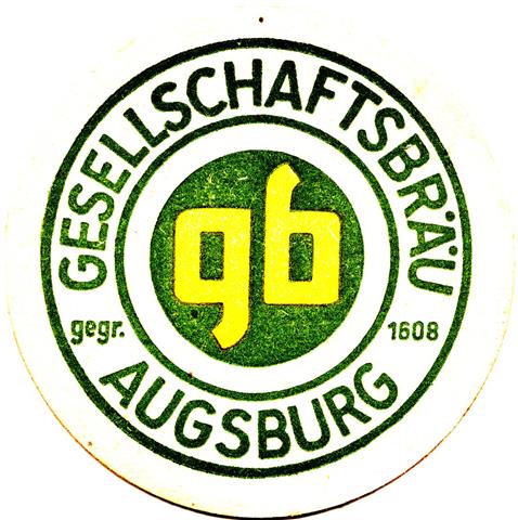 augsburg a-by gesellschafts rund 1a (215-m groes logo-grngelb) 